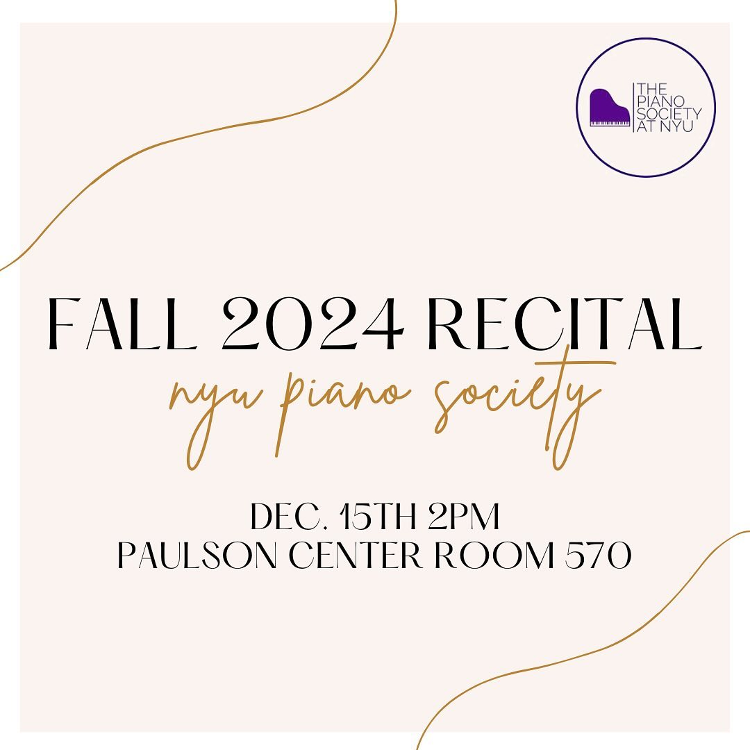 Fall 2024 Student Recital event cover